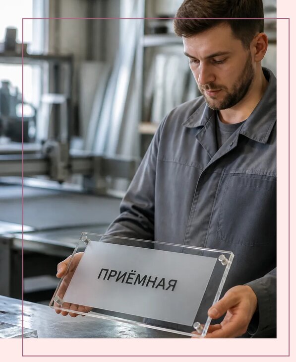 Таблички из оргстекла на заказ в Мысках от 3956 р. | Аванза-Мси