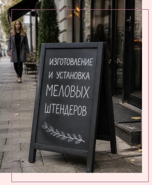 Меловые штендеры в Мысках по цене от 6593 р. | Аванза-Мси